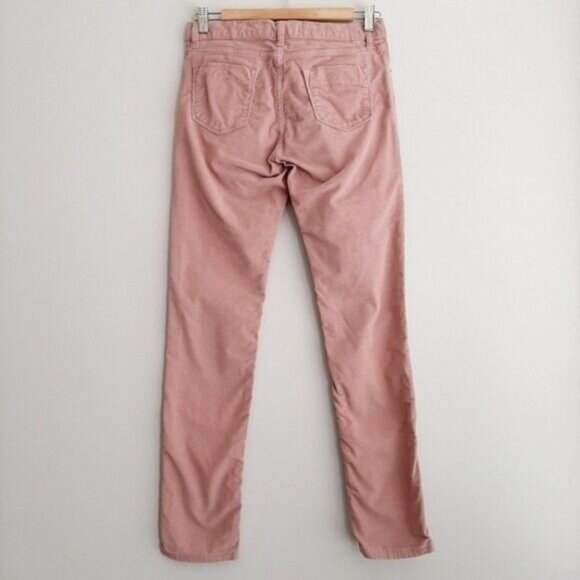 NICE THINGS Corduroy Skinny Pants Pink Sz S - Picture 6 of 10